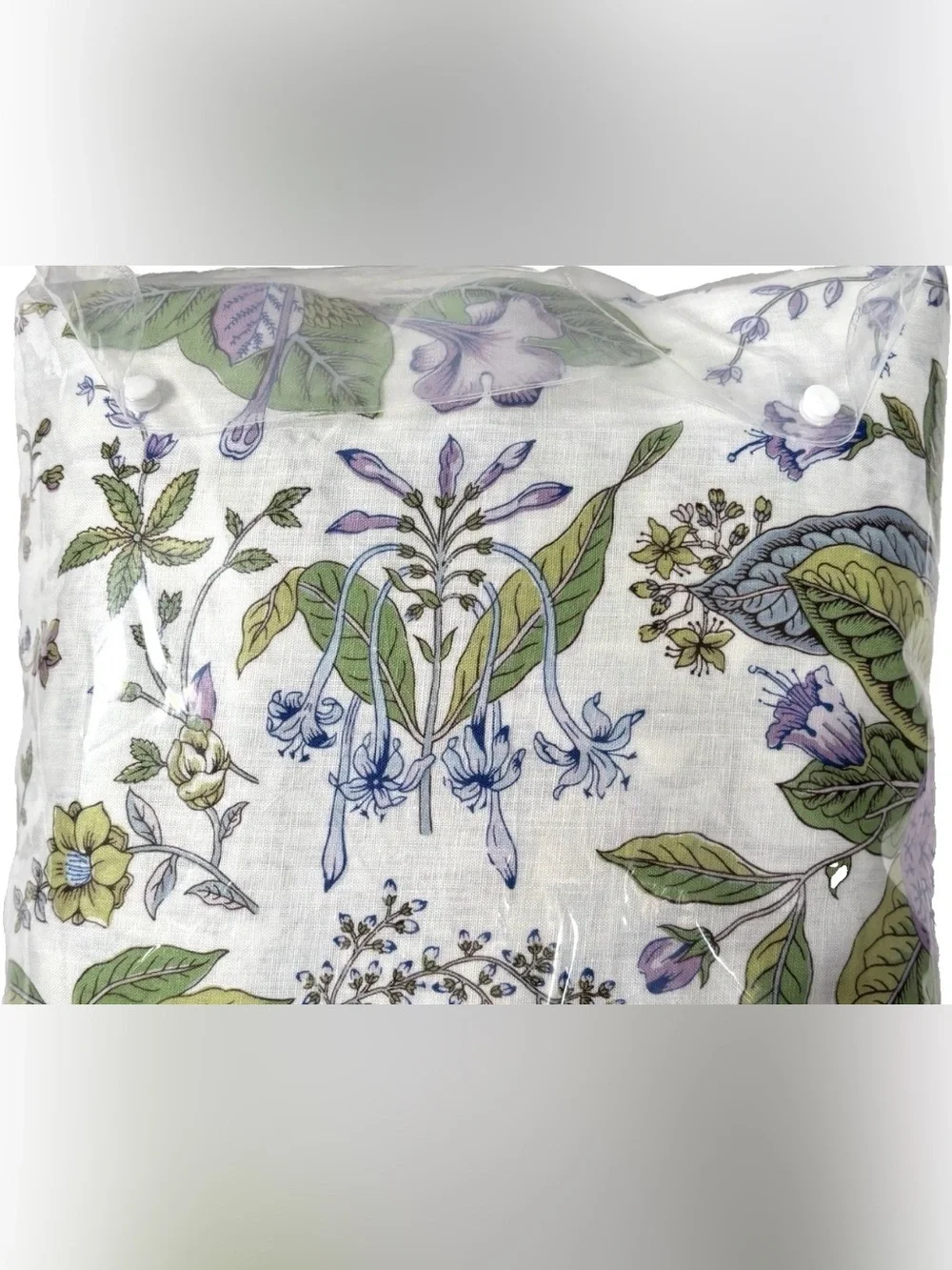 Matouk Schumacher Queen Sheet Set Pomegranate Linen Lilac Botanical Floral Italy